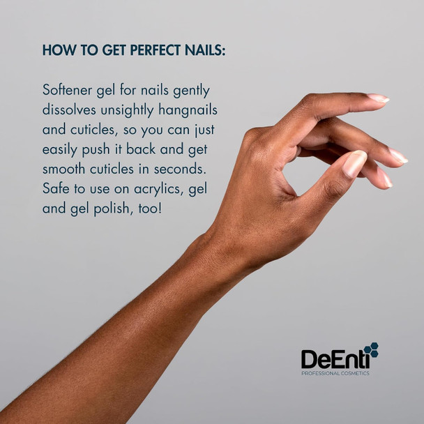 DeEnti Cuticle Remover Gel, Nail Cuticle Softener, 8oz