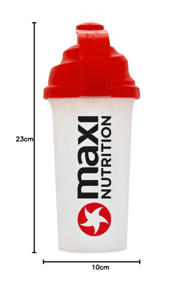 MaxiNutrition Original Shaker 700ml- Screw Top with a Secure Seal for Protein Shakes and Weight Loss Supplements - Dishwasher Safe Sports Supplements Shaker