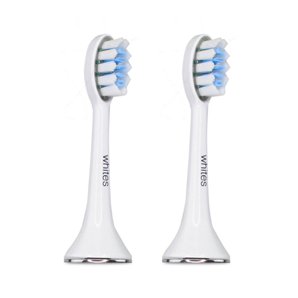 Whites Beaconsfield Replacement Toothbrush Heads - 2 Pack, Compatible with Whites Sonic LED Electric Toothbrush (Previous Design Toothbrush), Precision Clean, Easy to Replace, Long-Lasting Performance