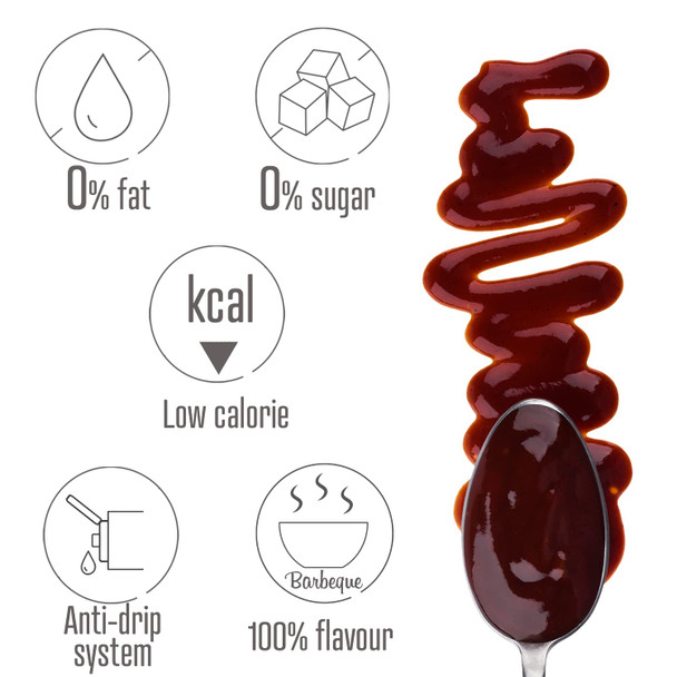 Weider Gourmet 0% Fat Barbeque Sauce (265 ml) 0% Fats, 0% Sugar