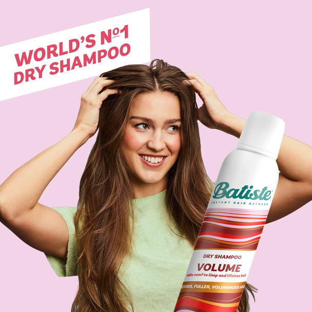 Batiste Volume Dry Shampoo, Grapefruit & Melon Fragrance, 200ml