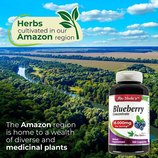 FITO MEDIC'S Blueberry Extract 150 Capsules
