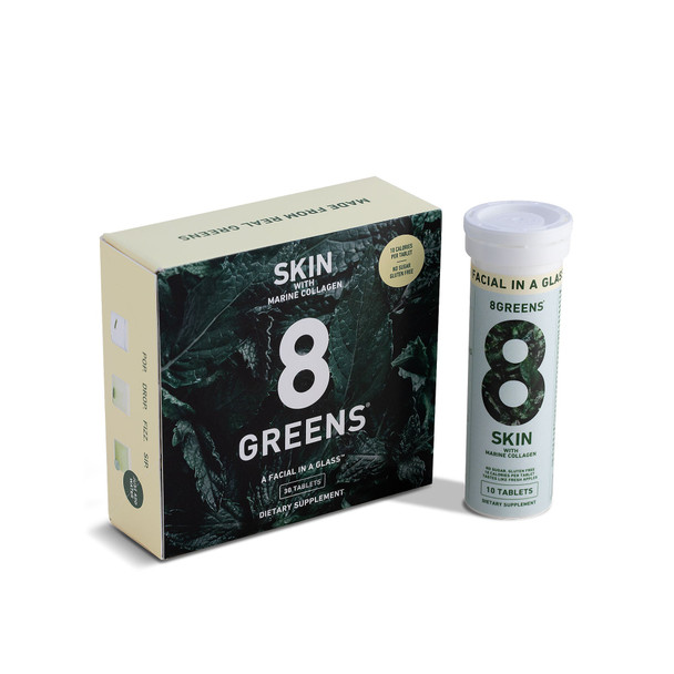 8Greens Skin Effervescent Tablet Fresh Apples - Pack of Three 30 Tablets