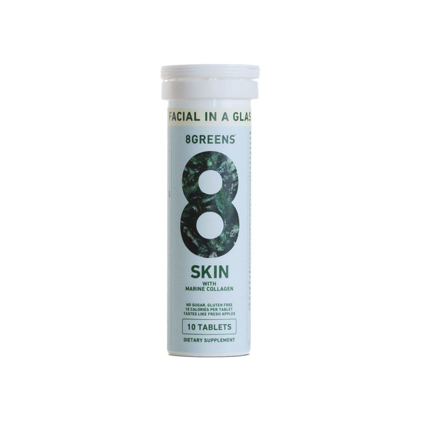 8Greens Skin Effervescent Tablet Fresh Apples - Single Tube 10 Tablets