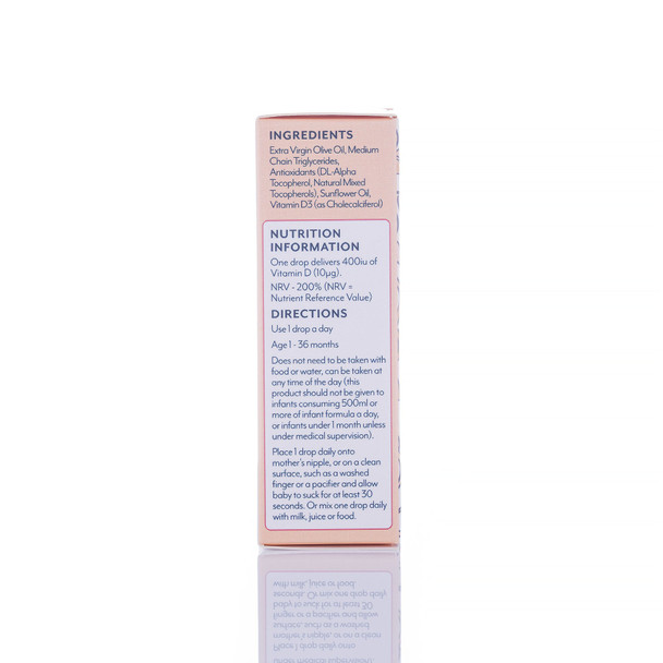 Baba West Infant Vitamin D Daily Oral Drops 0-3 Years 7.5ml