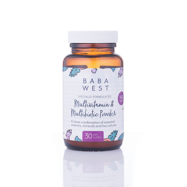 Baba West Children's Multivitamin  Multibiotic Powder 1-12 years 60g