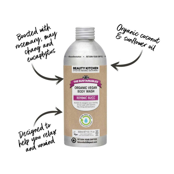 Beauty Kitchen The Sustainables Botanic Bliss Vegan Body Wash 300ml