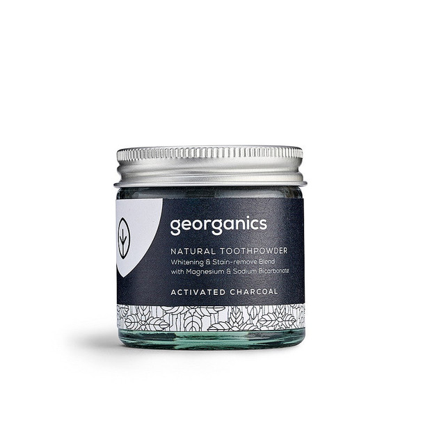 Georganics Whitening Toothpowder Charcoal 60 ML