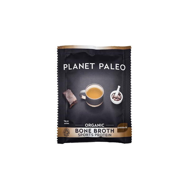 Planet Paleo Bone Broth Protein Powder Chocolate Sachet 16g