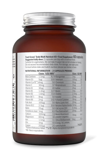 Wild Nutrition Bespoke Man Daily Multi Nutrient 45 60 Caps