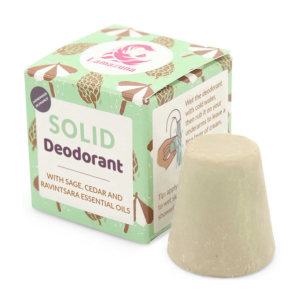 Lamazuna Solid Deodorant Sage Cedar  Ravintsara 30g