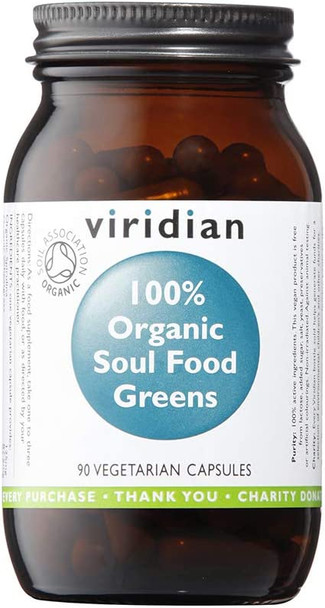 Viridian Organic Soul Food Greens, 90 VegCaps