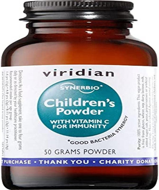 Viridian Childrens Synbiotic Powder - 50gram