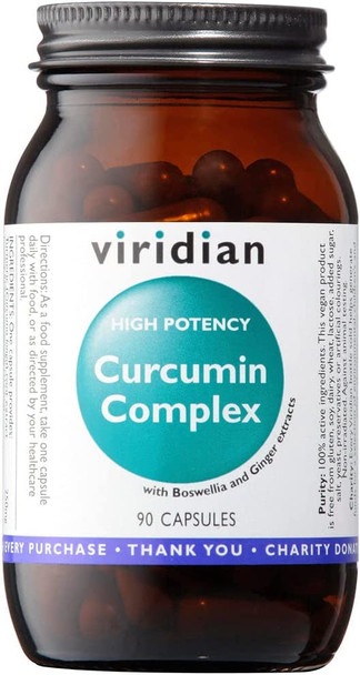 Viridian High Potency Curcumin Complex 90 veg caps