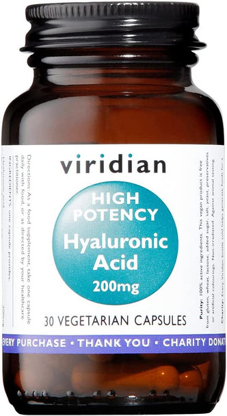 Viridian Hyaluronic Acid 200Mg. 30Cap.Veg. 200 g