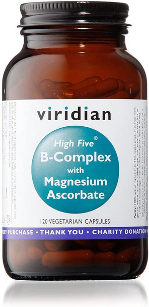 Viridian High Five B Complex with Magnesium Ascorbate x 120