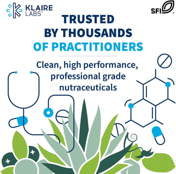 Klaire Labs L-Tryptophan - Amino Acid Precursor To Serotonin & Melatonin, Mood & Sleep Support (90 Capsules)