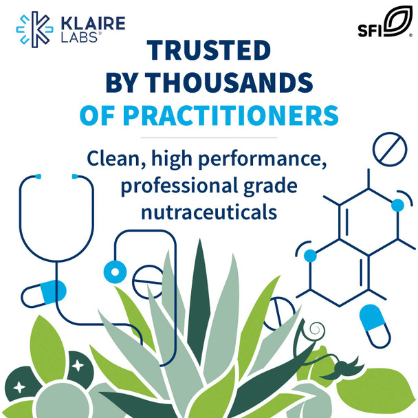 Klaire Labs Osteothera Capsules - Hypoallergenic & Multifactorial Bone Support Formula with Calcium, Vitamin K, D3, Magnesium & Boron (120 Capsules)