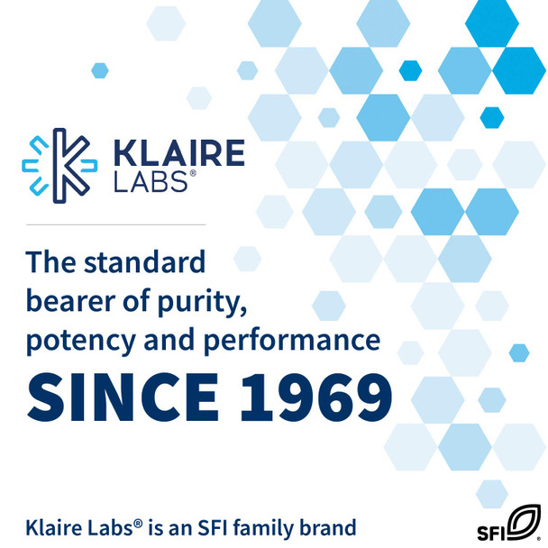 Klaire Labs CDP Choline 250mg - Soy-Free Choline Supplements - Cognizin Citicoline to Help Support Memory, Focus & Attention - Bioavailable Active Form, Hypoallergenic (60 Capsules)