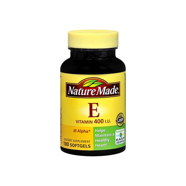 Nature Made Dl-Alpha Vitamin E 400 Iu Softgels 180 Soft Gels
