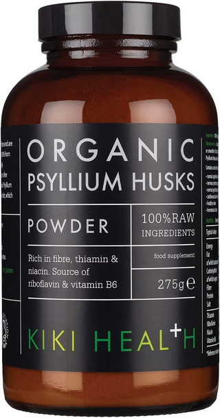 KIKI Health Organic Psyllium Husk, 275 g