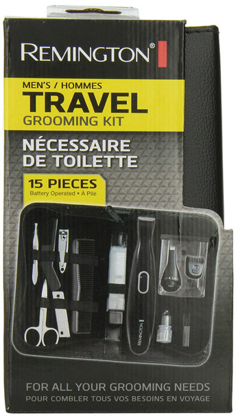 Remington TLG-100ACDN Precision Grooming Travel Kit, Black