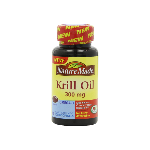 Nature Made Krill Oil 300 Mg Liquid Softgels 60 Ea