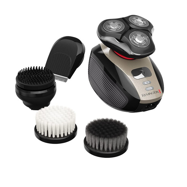 Remington XR1410 Verso Wet & Dry Men's Shaver & Trimmer Grooming Kit, Men's Electric Razor, Facial Cleaning Brush, Beard Trimmer