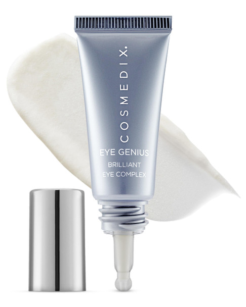 Cosmedix Brilliant Under Eye Cream For Dark Circles & Puffiness Firming Eye Serum For Fine Lines Wrinkles & Puffy Eyebags