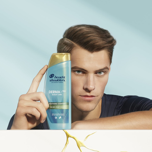 Head & Shoulders Anti-Dandruff Shampoo DERMAXPRO, Soothing Scalp Treatment For Dry & Itchy Scalp, Moisturising Itchy Scalp Shampoo For Women & Men, Clinically Proven & Dermatologically Tested, 300 ml