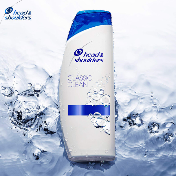 Head & Shoulders Classic Clean Dandruff Shampoo 500ml 6 Pack (1 x 6 Pack) Clinically Proven Deep Cleansing UK #1 Shampoo