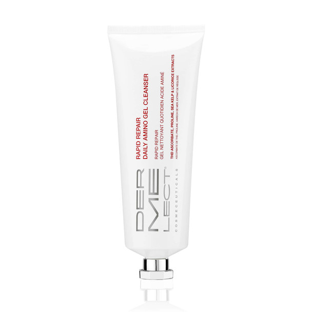 Dermelect Rapid Repair Daily Amino Gel Cleanser Hydrating Face Wash 4 Oz