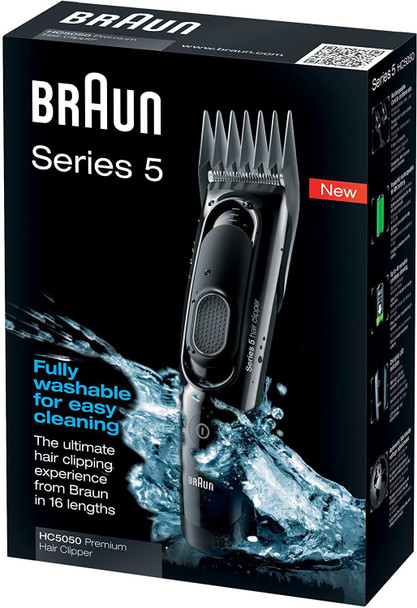 Braun HC-5050 Series Worldwide Travel Hair Trimmer, 100-240 V