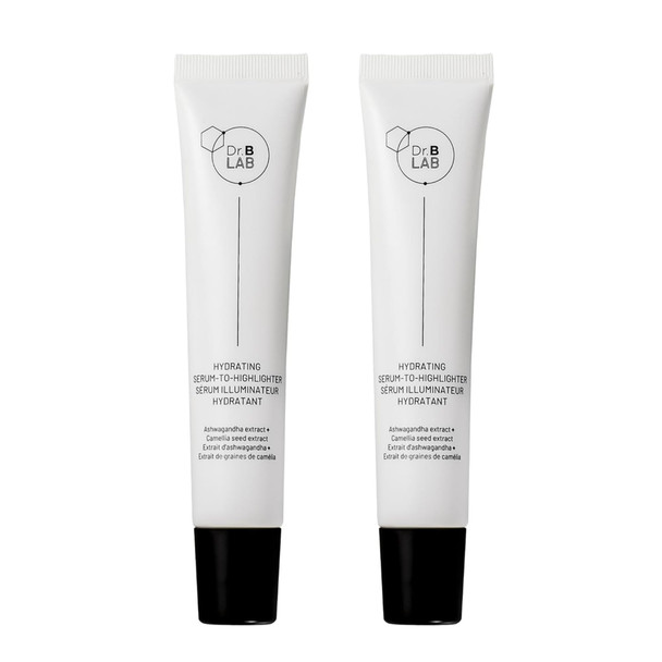 Dr. Brandt Dr. B Lab Hydrating SerumToHighlighter Moisturizes Smoothes Complexion & Illuminates Skin 1 Fl Oz Pack Of 2