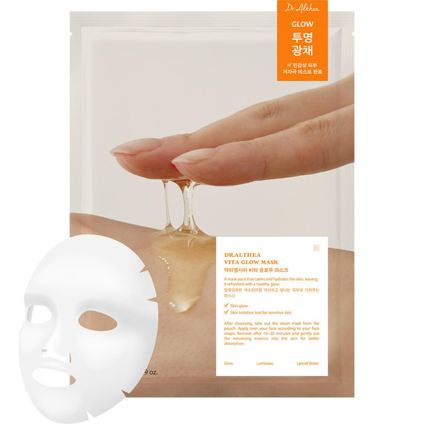 Dr.Althea Vita Glow Mask (Pack Of 4) Korean Vegan Skincare