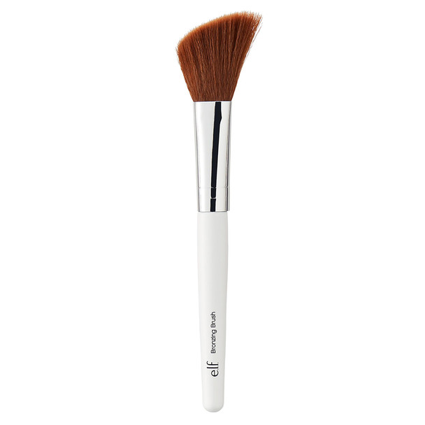 E.L.F. Angled Bronzing Brush ThreeInOne Face Makeup Brush For Blush Bronzer & Other MultiPurpose Powders Vegan & CrueltyFree