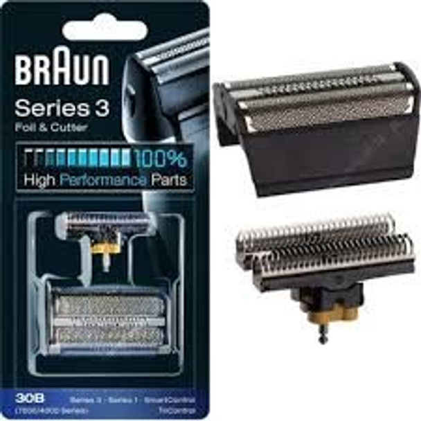 Braun Series 3 30B Foil & Cutter Replacement Head, Compatible with 7000/4000 range of shavers; and Previous Generation Series 3
