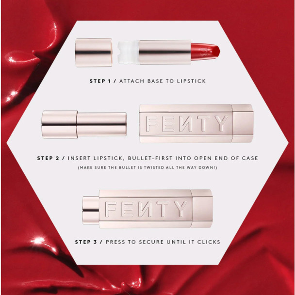 Fenty Beauty By Rihanna Fenty Icon The Fill SemiMatte Refillable Lipstick FrreakWentFlyer