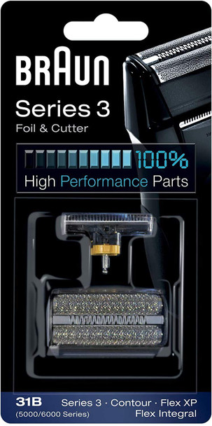 Braun 31B Replacement Foil and Cutter Cassette Multi Black BLS Combi Pack