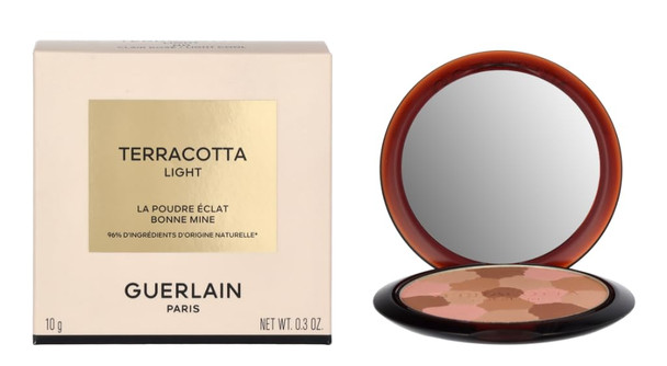 Guerlain Terracotta Light Natural Healthy Glow Powder 00 Light Cool For Women 0.3 Oz Powder