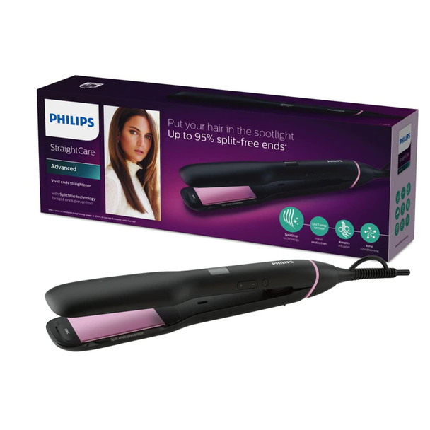 Philips BHS676/00 StraightCare Vivid Ends Straightener with SplitStop technology