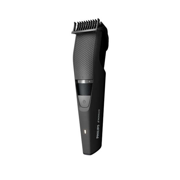 Norelco Worldwide Voltage Cordless Men's Beard Trimmer with All New Locking Feature and 20 Length Settings with Skin Friendly Titanium Self Sharpening Blades