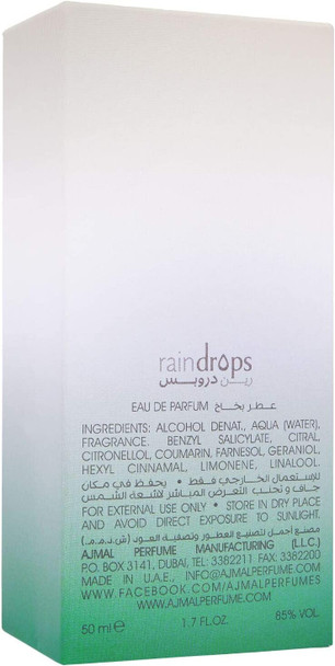 Ajmal Raindrops for Women 1.7 oz EDP Spray 50 Milliliters