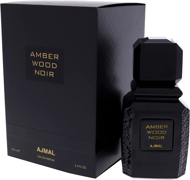 Ajmal Amber Wood Noir for Unisex 3.4 oz EDP Spray