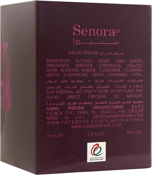 AJMAL Senora Perfume for Women 75 ML