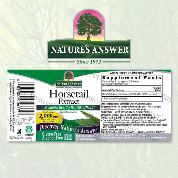 Nature's Answer Af Horsetail a/f  1 oz