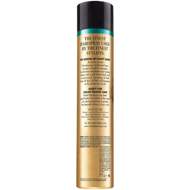 L'Oral Paris Elnett Satin Extra Strong Hold Hairspray - Unscented, 11 oz.