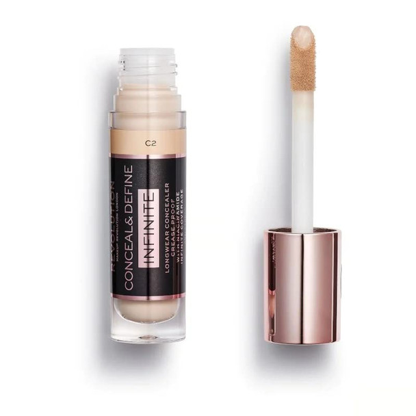 Makeup Revolution Conceal & Define Xl Infinite Longwear Concealer C2.5