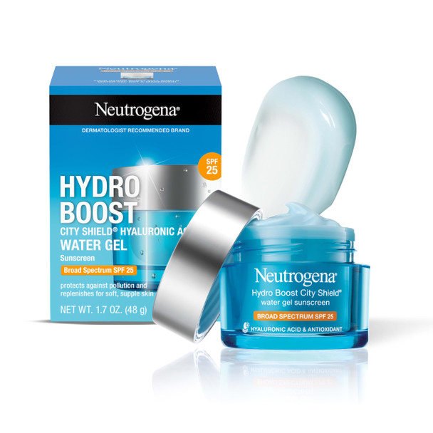 Neutrogena Hydro Boost City Shield Water Gel Face Moisturizer Spf 25 1.7 Oz