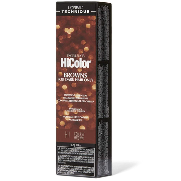 L'Oreal Paris Excellence HiColor Coolest Brown, 1.74 Ounce